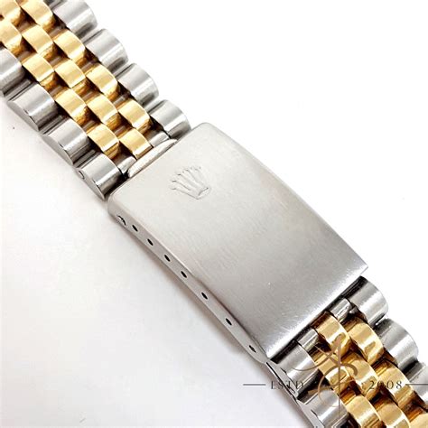 rolex band gold silver|18k gold rolex watch bands.